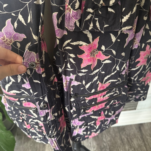 $1,650 ISABEL MARANT GALDINO FLOWER PRINT Jacket 36 / S - Picture 8 of 12